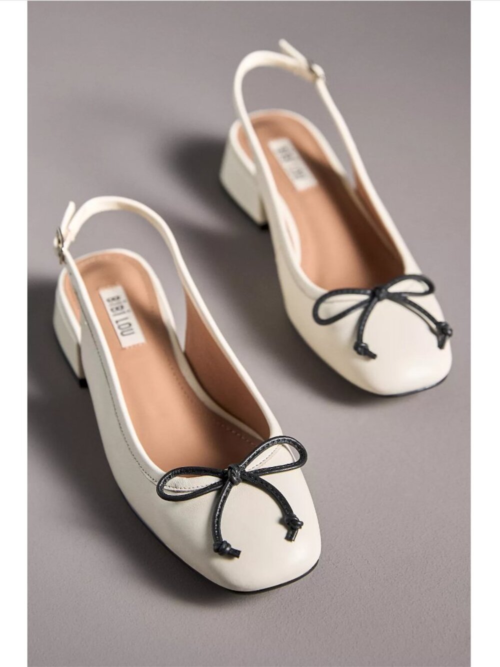 Anthropologie Bibi Lou Suzy Slingback Heels NWOT